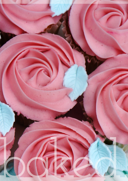 Rose Mother's Day Cupcakes